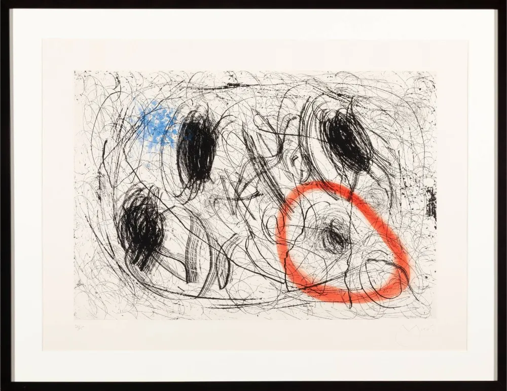 Lithograph Miró - Le chevelure de Bérénice I (Berenice's Hair I)