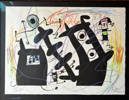 No Technical Miró - Le lezard aux plumes d´or