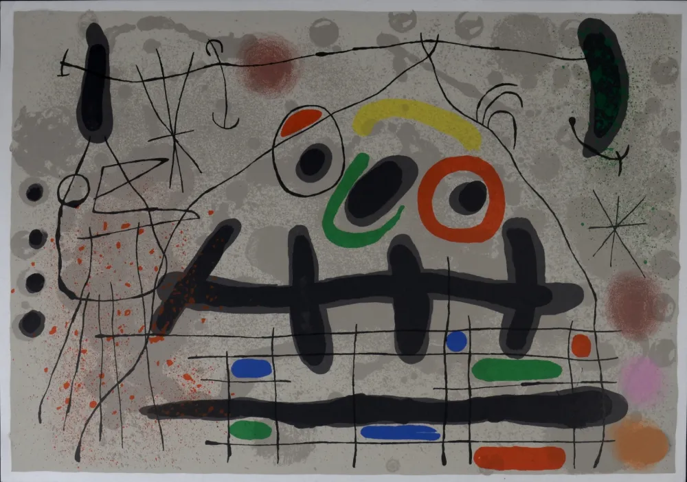 Lithograph Miró - Le Lézard aux plumes d'or #3, 1971