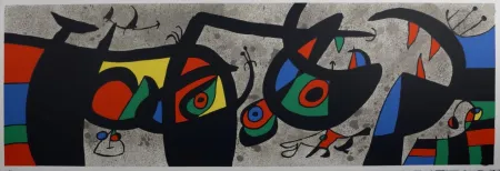 Lithograph Miró - Le Lézard aux plumes d'or #4, 1971