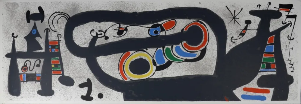 Lithograph Miró - Le Lézard aux plumes d'or #5, 1971
