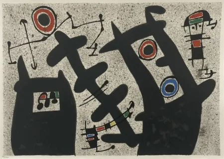 Lithograph Miró - Le Lezard aux Plumes d'Ord 3