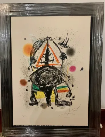 Lithograph Miró - Le Volage