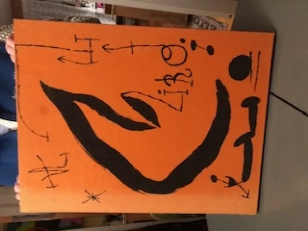 Lithograph Miró - Les essencies de la terra