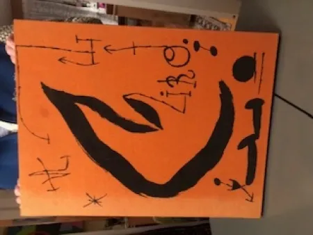 Lithograph Miró - Les essencies de la terra