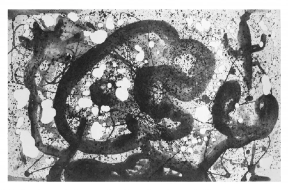 Etching Miró - Les géants