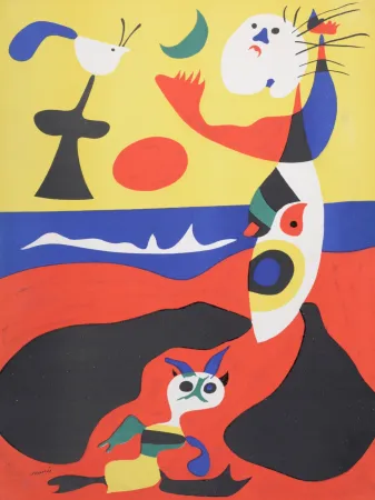 Lithograph Miró - L’Eté, 1938