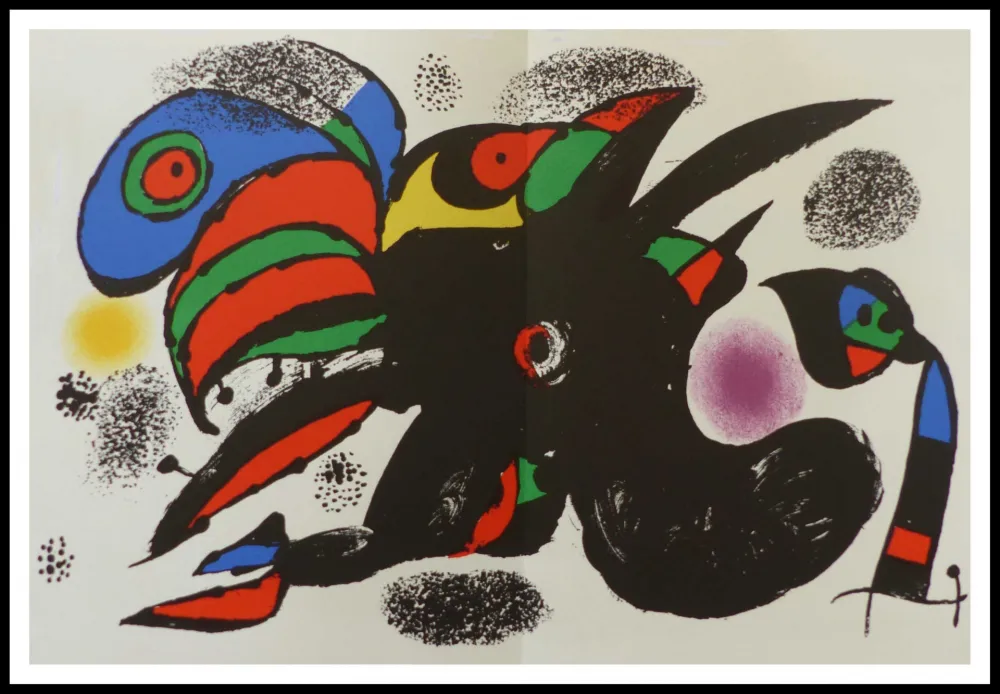 Lithograph Miró - L'extrême origine 