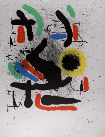 Lithograph Miró - Liberté des Libertés, 1971 - Hand-signed