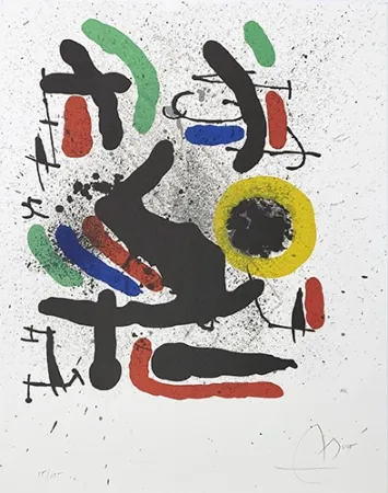 Lithograph Miró - Liberté des libertés