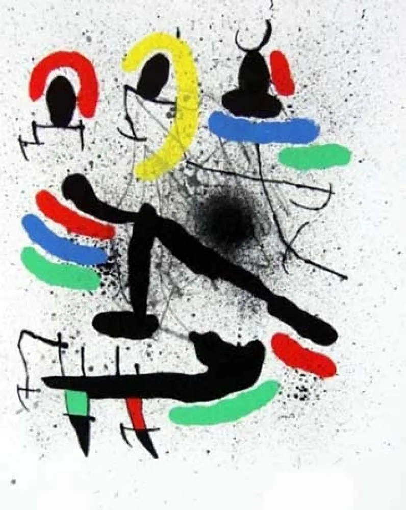 Lithograph Miró - Liberté des libertés I