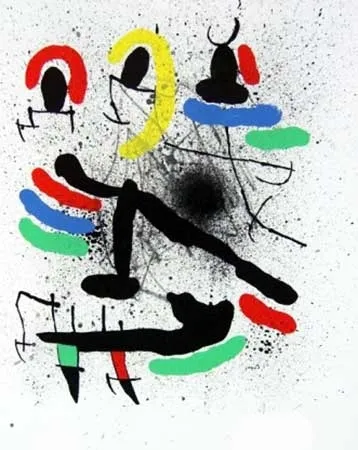 Lithograph Miró - Liberté des libertés I