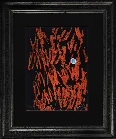 Etching And Aquatint Miró - Liberté des Libertés (Original Gravure with drawing)