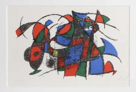 Lithograph Miró - Lithograph III