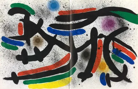 Lithograph Miró - Litografía original IX