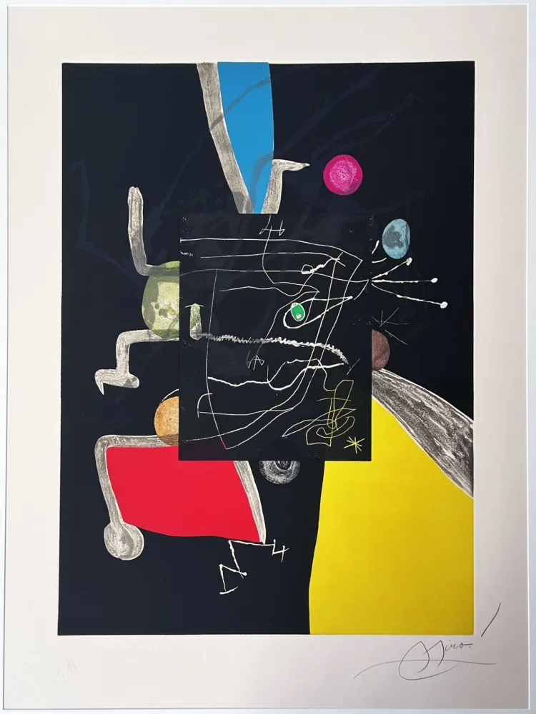 Etching And Aquatint Miró - Llibre dels sis sentits (Books of th six senses) 