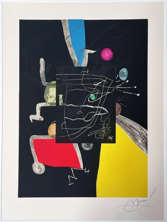 Etching And Aquatint Miró - Llibre dels sis sentits (Books of th six senses) 