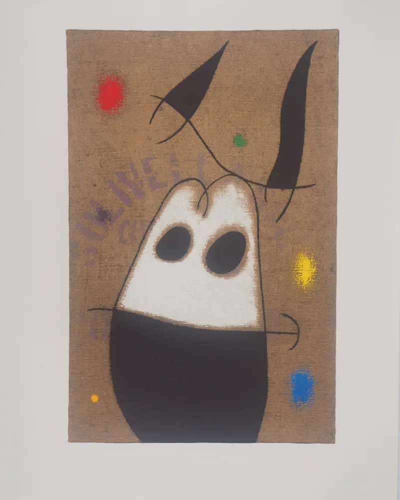 Lithograph Miró - L'oiseau