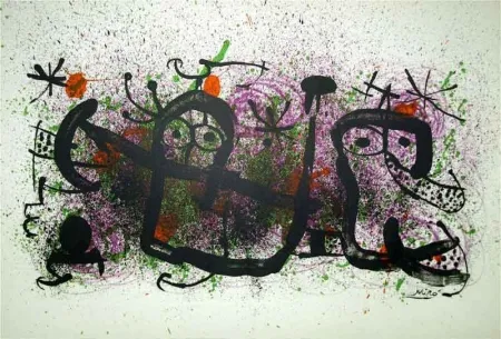 Lithograph Miró - MA DE PROVERBIS