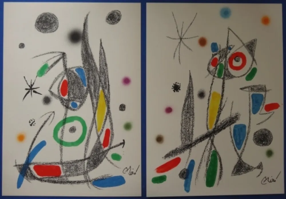 Lithograph Miró - Maravillas (20 lithographies)