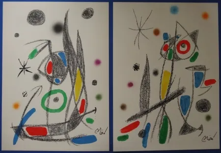 Lithograph Miró - Maravillas (20 lithographies)