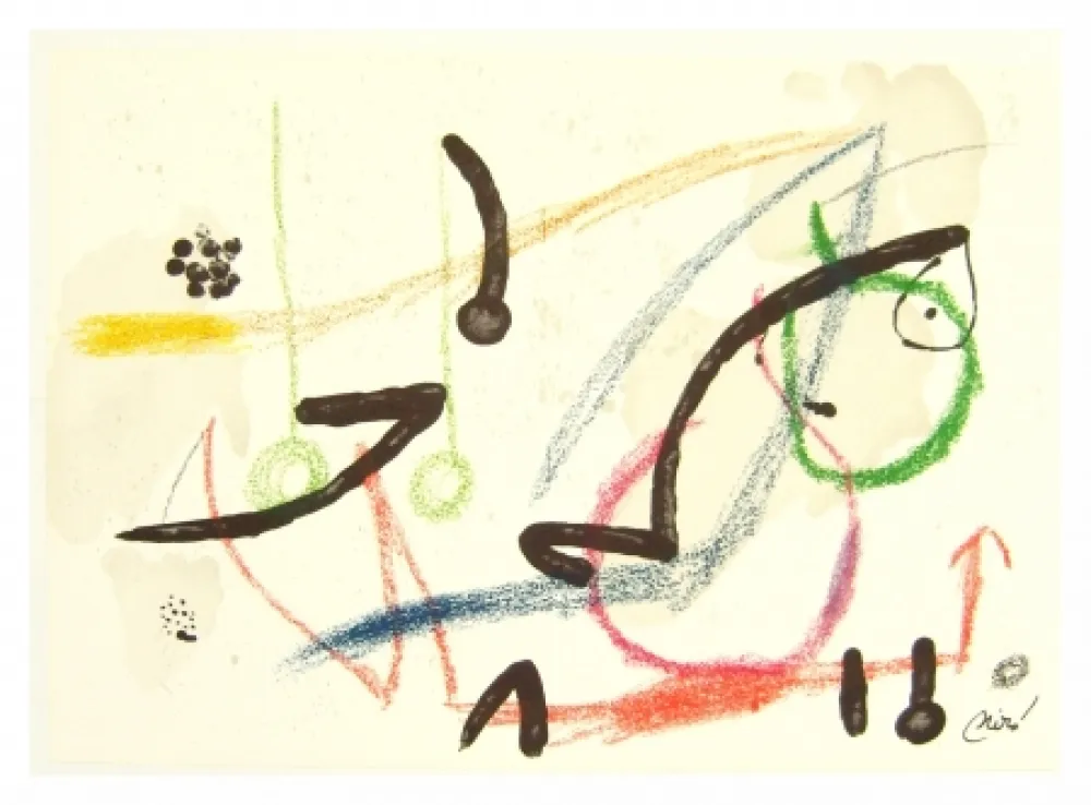 Lithograph Miró - Maravillas
