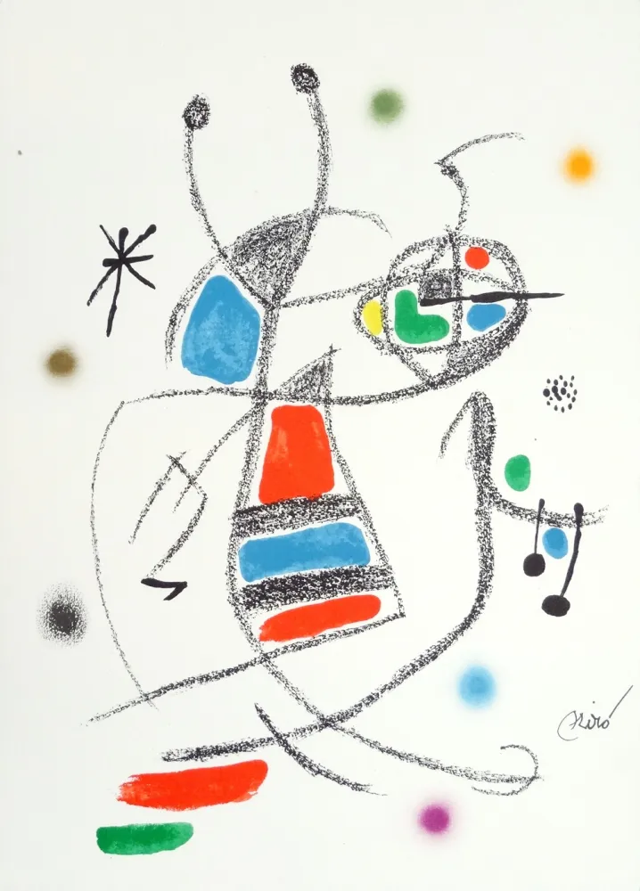 Lithograph Miró - Maravillas