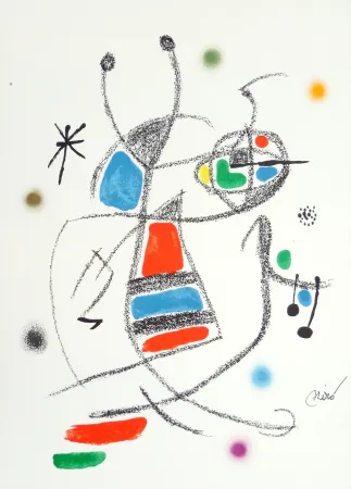 Lithograph Miró - Maravillas