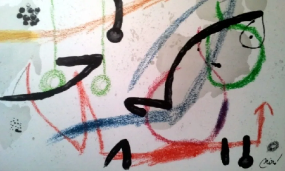 Lithograph Miró - MARAVILLAS CON VARIACIONES ACROSTICAS