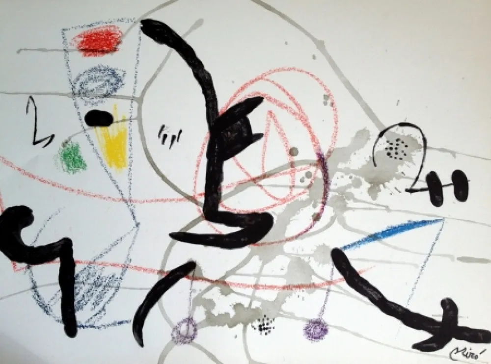 Lithograph Miró - MARAVILLAS CON VARIACIONES ACROSTICAS