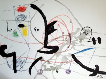 Lithograph Miró - MARAVILLAS CON VARIACIONES ACROSTICAS