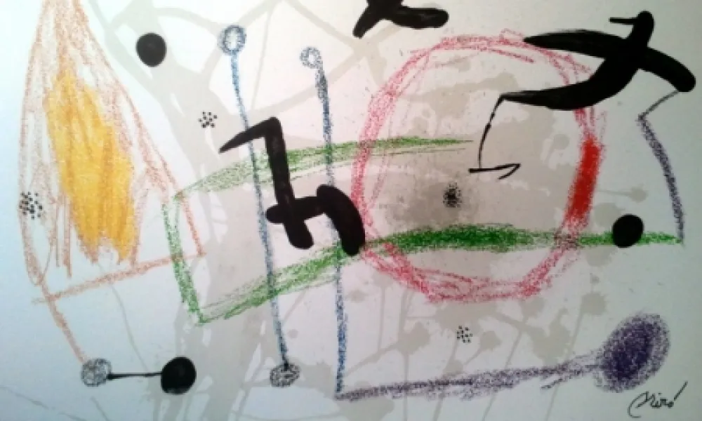 Lithograph Miró - MARAVILLAS CON VARIACIONES ACROSTICAS