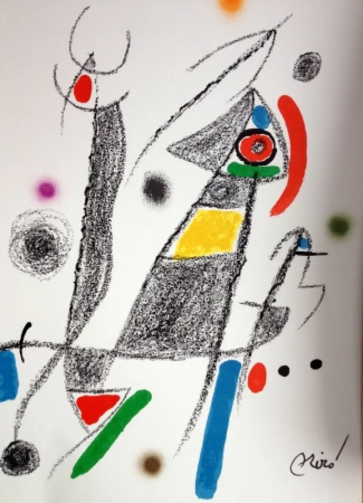 Lithograph Miró - MARAVILLAS CON VARIACIONES ACROSTICAS