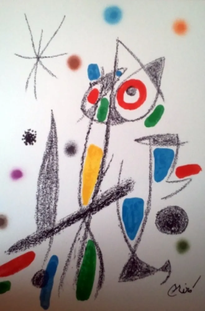 Lithograph Miró - MARAVILLAS CON VARIACIONES ACROSTICAS