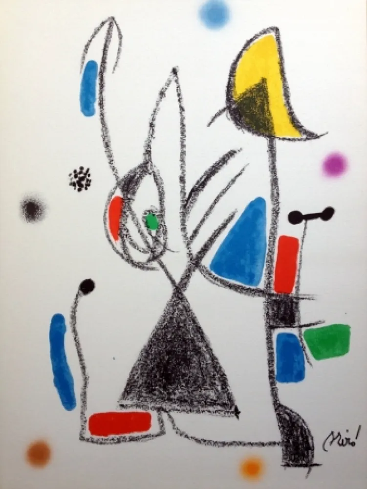 Lithograph Miró - MARAVILLAS CON VARIACIONES ACROSTICAS