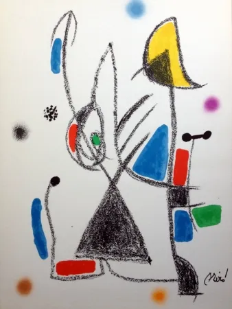 Lithograph Miró - MARAVILLAS CON VARIACIONES ACROSTICAS