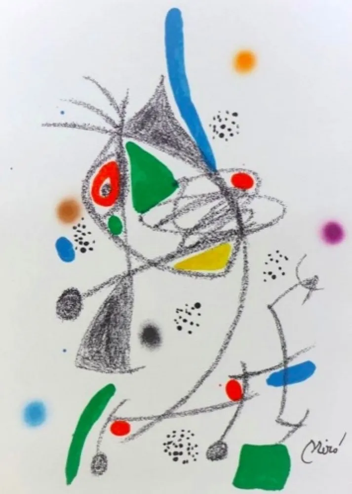Lithograph Miró - Maravillas con variaciones acrosticas 4