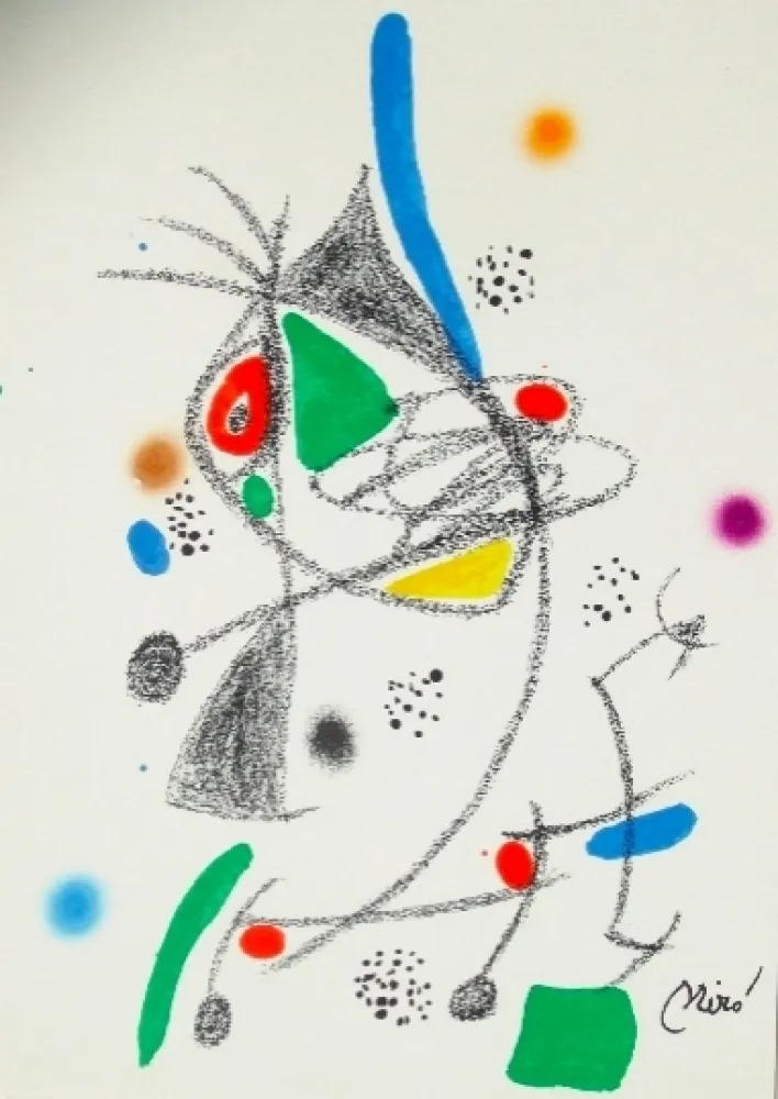 Lithograph Miró - Maravillas con variaciones acrosticas 4