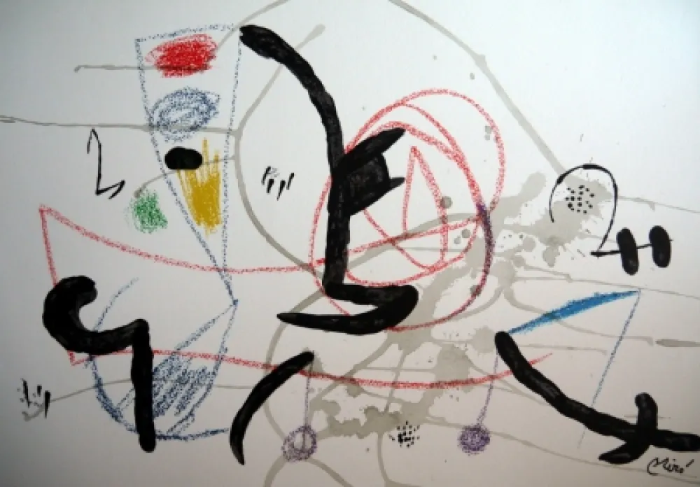 Lithograph Miró - MARAVILLAS CON VARIACIONES ACROSTICAS