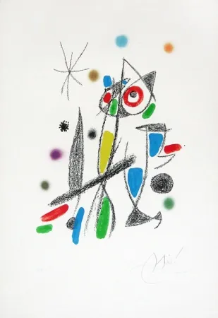 Lithograph Miró - Maravillas Con Variaciones Acrósticas En El Jardín De Miró