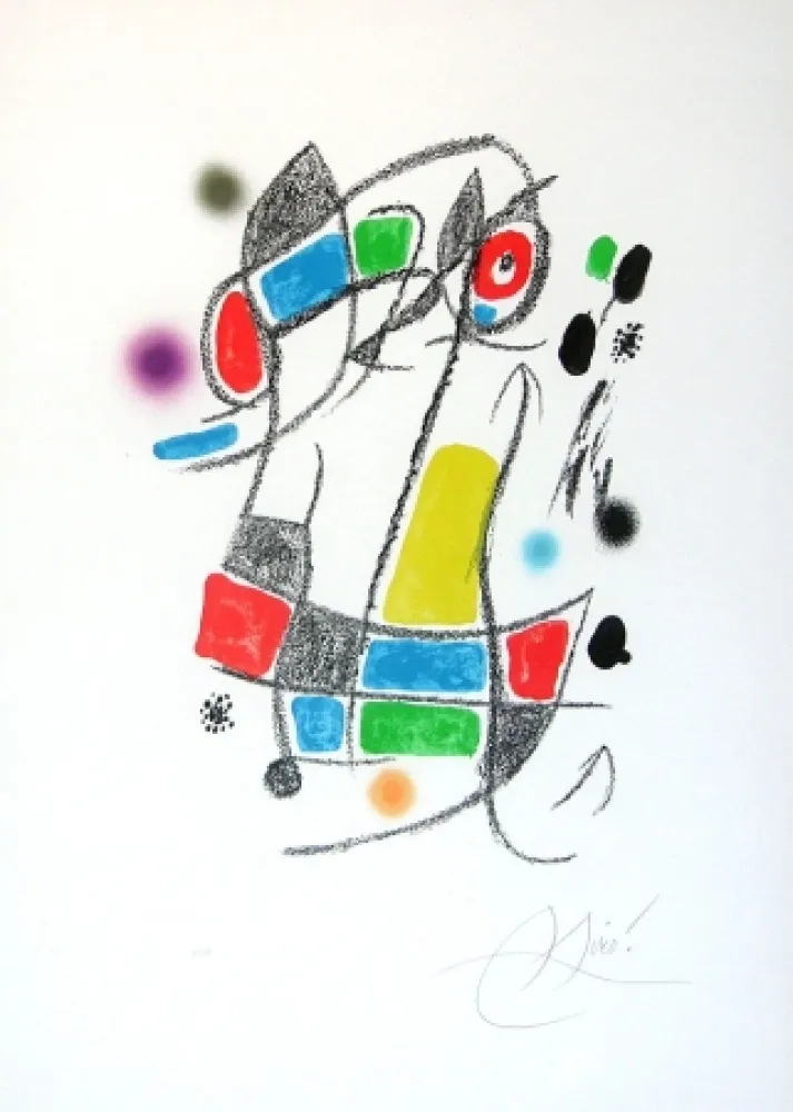 Lithograph Miró - Maravillas Con Variaciones Acrósticas En El Jardín De Miró