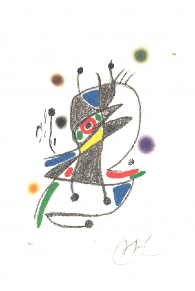 Lithograph Miró - Maravillas Con Variaciones Acrósticas En El Jardín De Miró