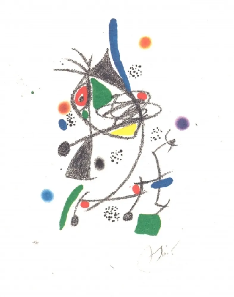 Lithograph Miró - Maravillas Con Variaciones Acrósticas En El Jardín De Miró