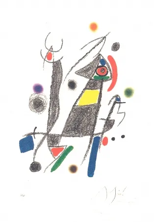 Lithograph Miró - Maravillas Con Variaciones Acrósticas En El Jardín De Miró