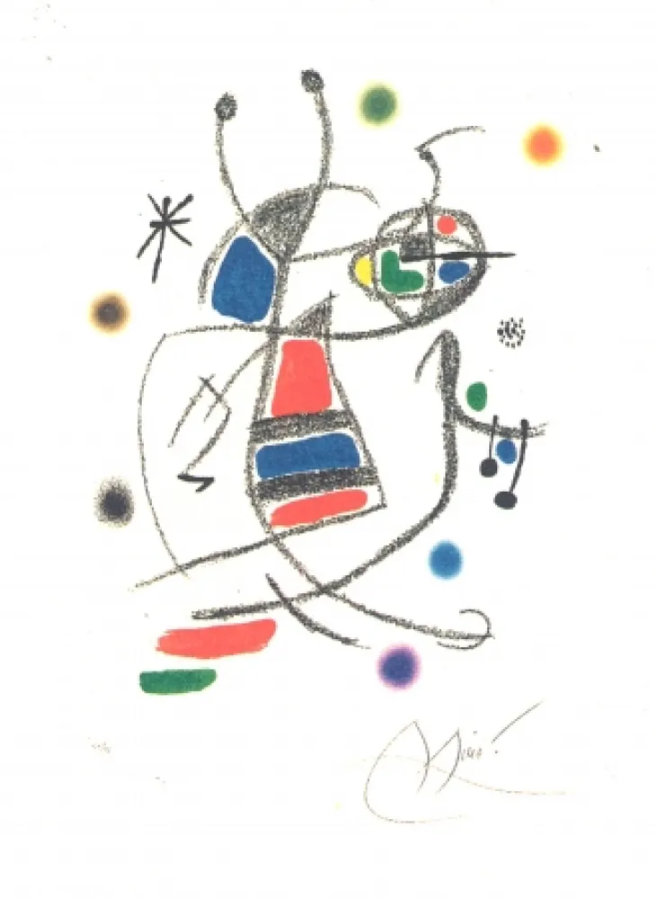 Lithograph Miró - Maravillas Con Variaciones Acrósticas En El Jardín De Miró