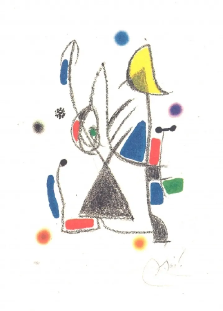 Lithograph Miró - Maravillas Con Variaciones Acrósticas En El Jardín De Miró