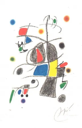 Lithograph Miró - Maravillas Con Variaciones Acrósticas En El Jardín De Miró