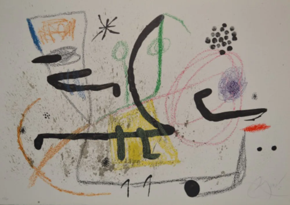 Lithograph Miró - Maravillas - M1061