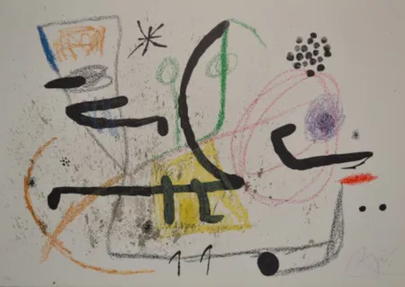 Lithograph Miró - Maravillas - M1061