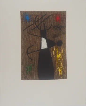 Lithograph Miró - Maternité, Femme et enfant